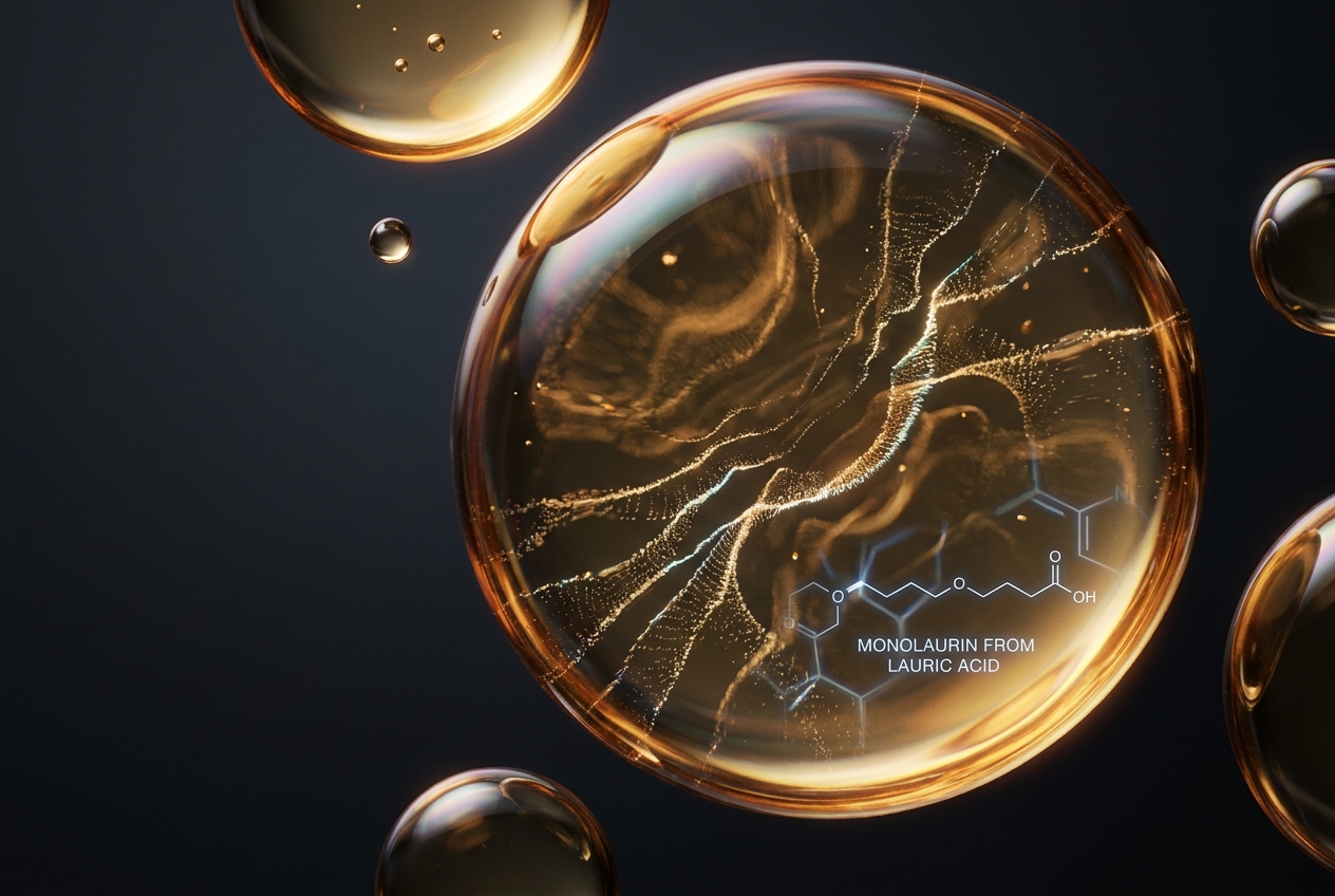 Macro photography of oil and water droplets interacting against a dark cinematic background.